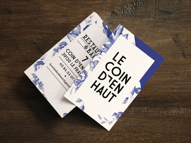 Le Coin d'en Haut carte de visite